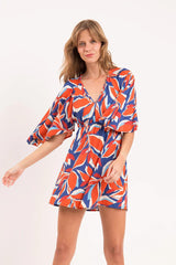 LEAVES MINI DRESS RIO DE SOL