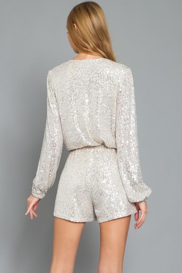 ALLISON ROMPER SEQUIN 91144