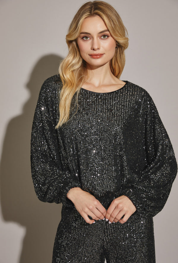 CARMEN TOP SEQUIN