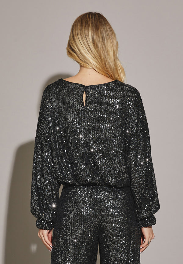 CARMEN TOP SEQUIN