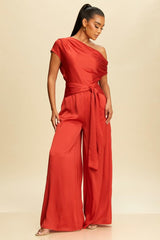 BAYONNE SATIN JUMPSUIT  10926