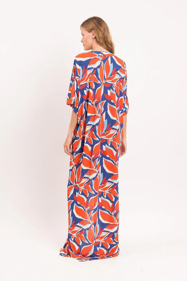 LEAVES MAXI COVER UP RIO DE SOL