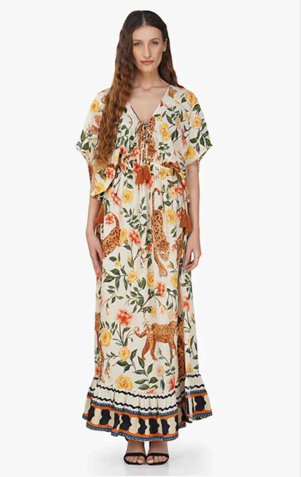 JUNGLE A&B MAXI DRESS 2511