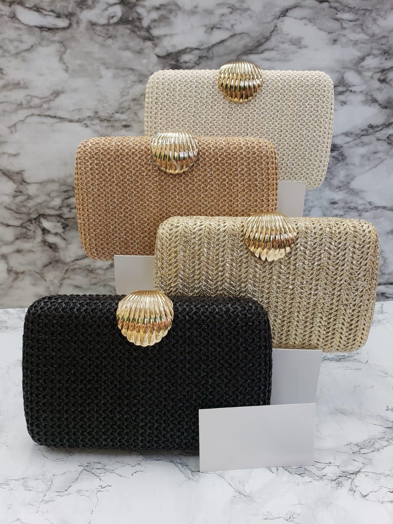 TEXTURED CLUTCH BAG 1020