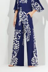 LEOPARD WIDE PANT 601240407