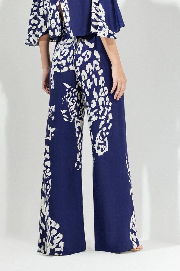 LEOPARD WIDE PANT 601240407