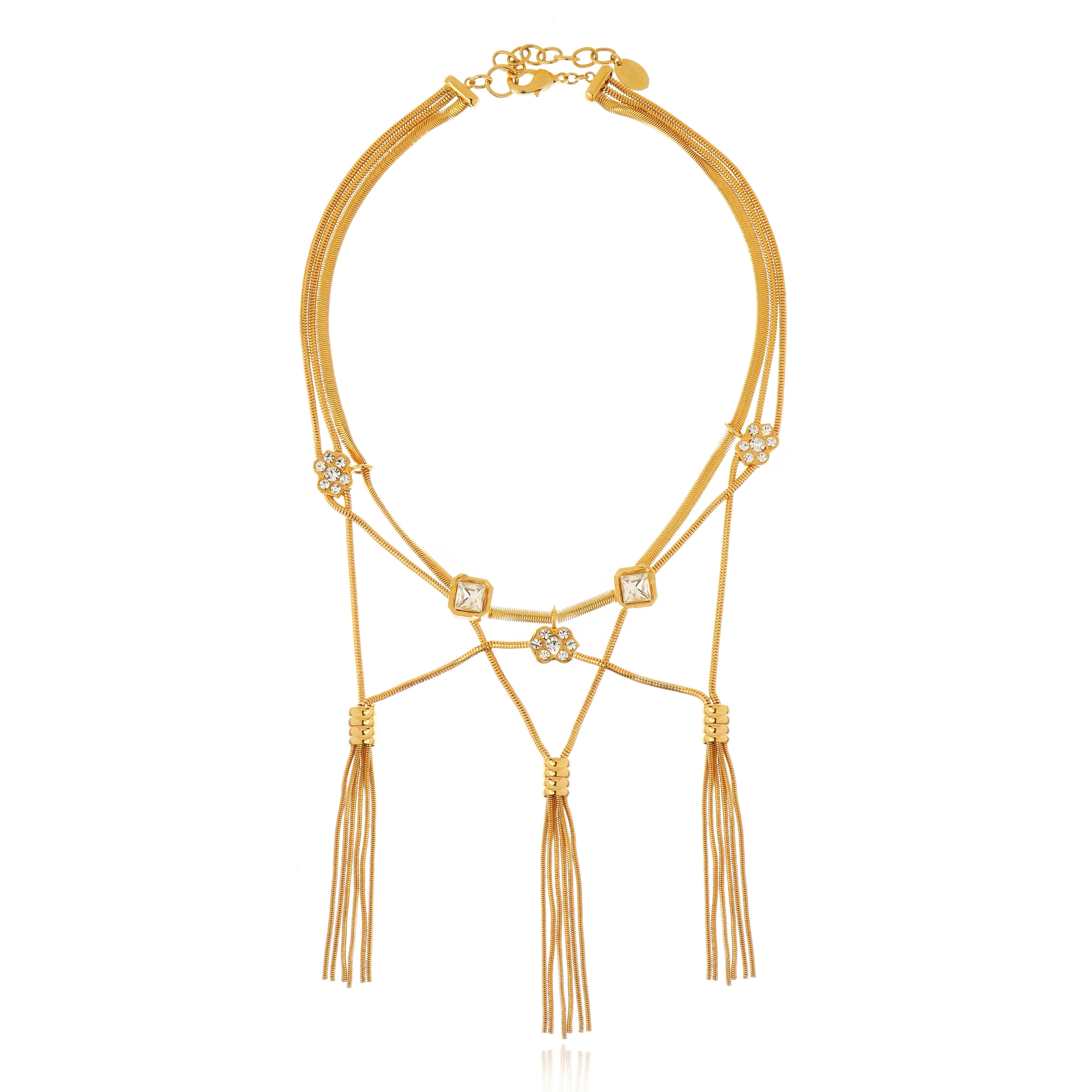 VICTORIA NECKLACE GOLD CS