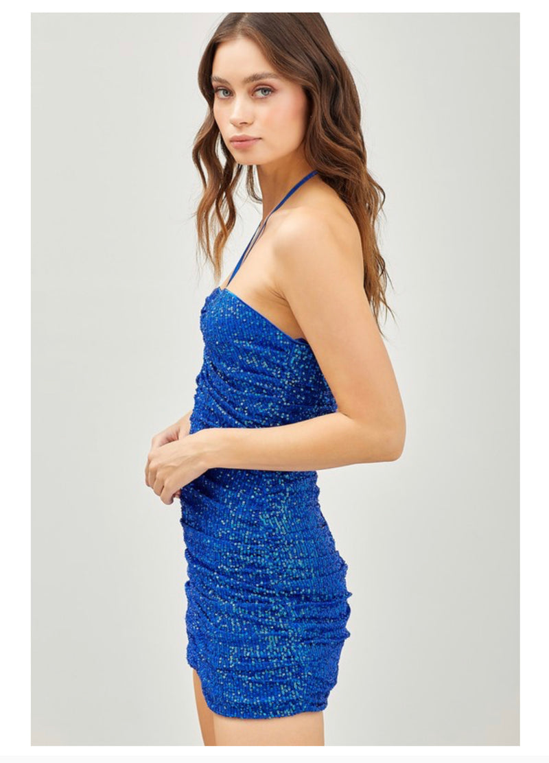 CHLOE MINI DRESS SEQUIN